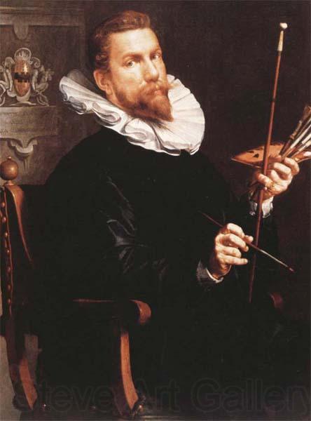 Joachim Wtewael Self-Portrait France oil painting art